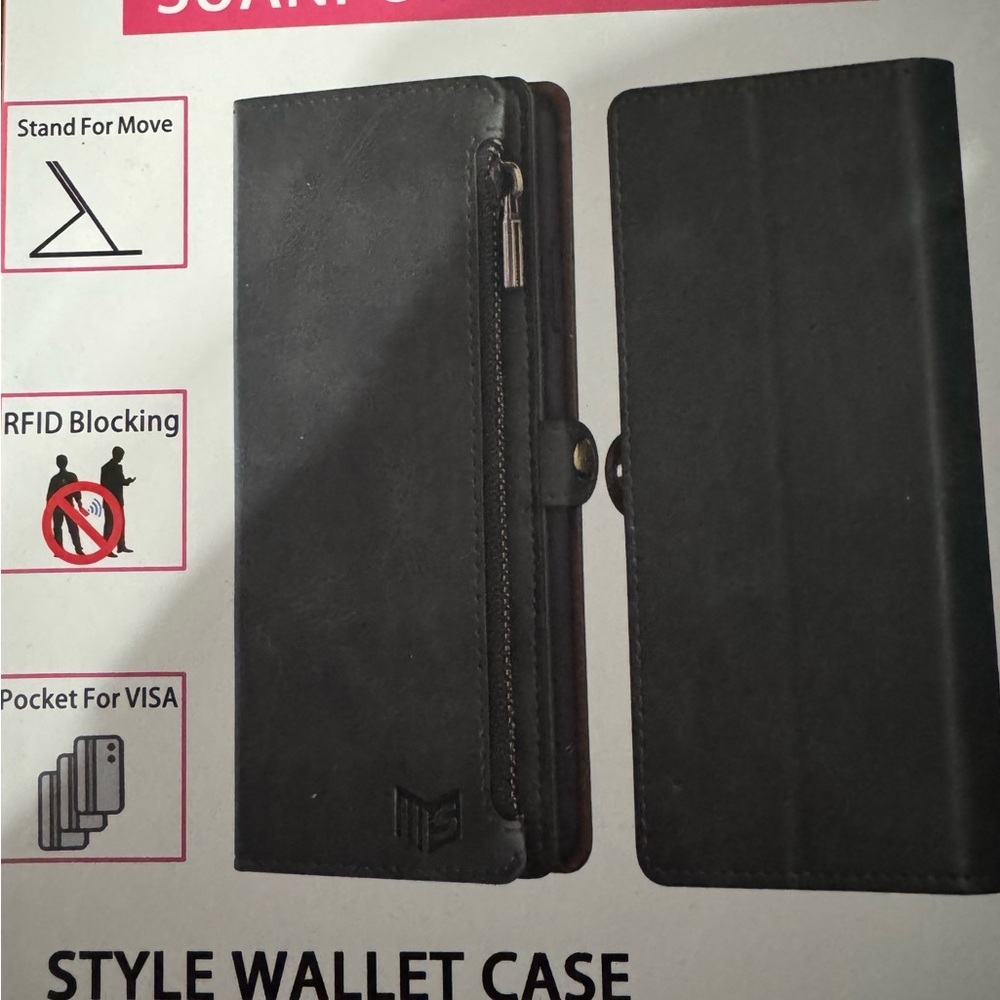 Iphone 14 Pro Max Phone Wallet Case, Green, Brand New Without Box - Picture 3 of 3
